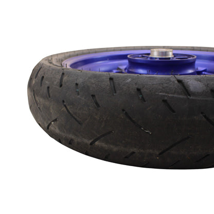 2019 - 2024 YAMAHA YZF R3 REAR WHEEL BACK BLUE RIM DUNLOP TIRE STOCK