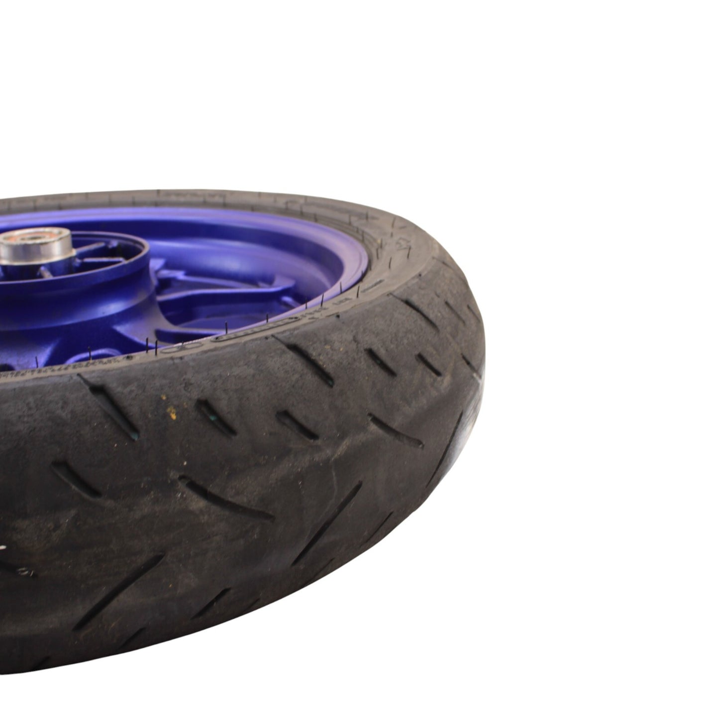 2019 - 2024 YAMAHA YZF R3 REAR WHEEL BACK BLUE RIM DUNLOP TIRE STOCK