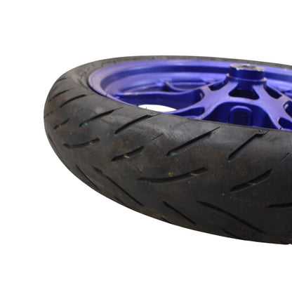 2020 - 2024 YAMAHA YZF R3 FRONT WHEEL RIM BLUE *SLIGHTLY BENT*