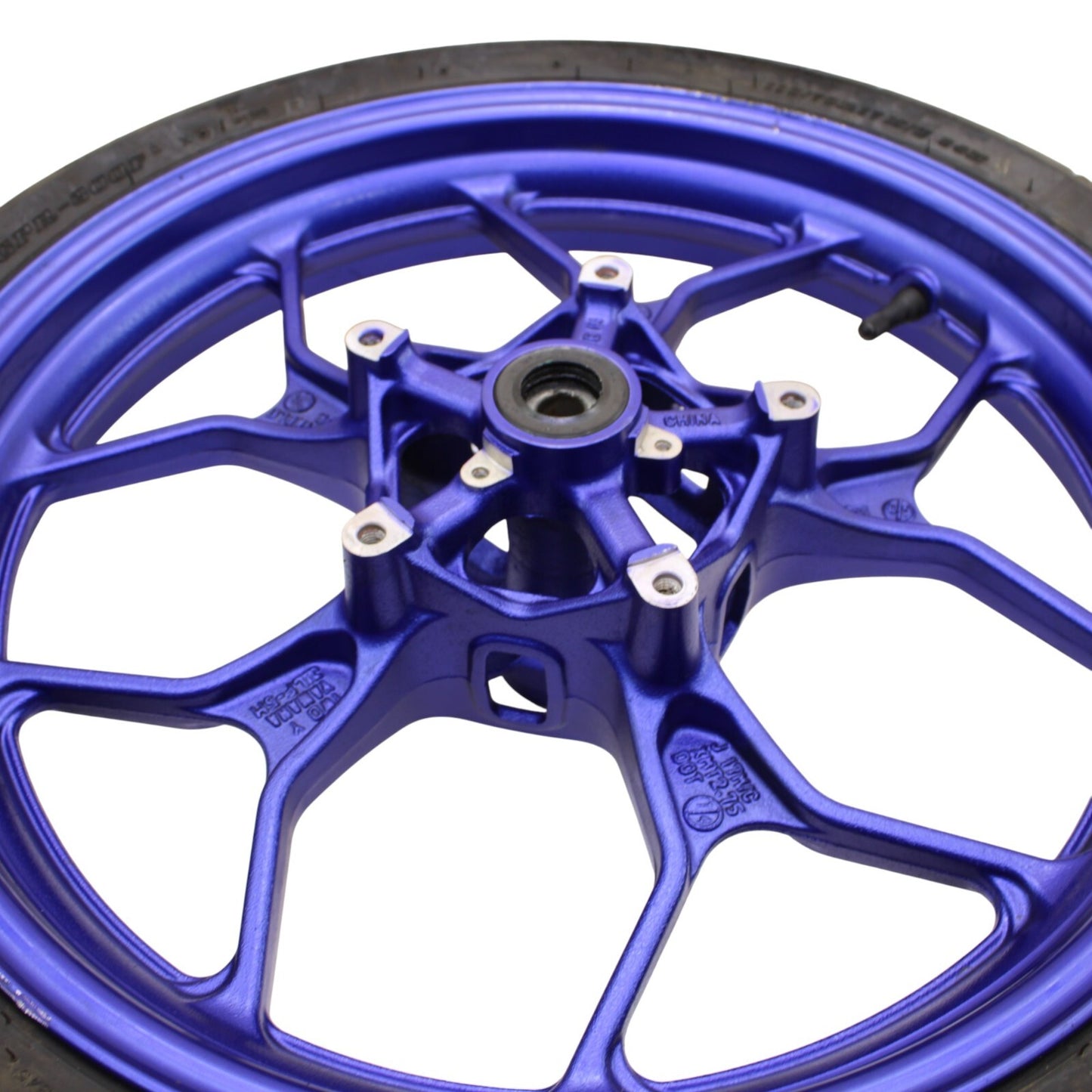 2020 - 2024 YAMAHA YZF R3 FRONT WHEEL RIM BLUE *SLIGHTLY BENT*