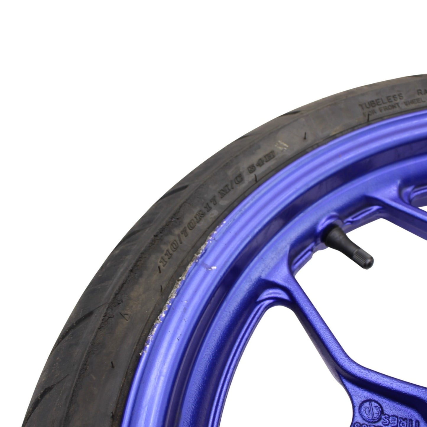 2020 - 2024 YAMAHA YZF R3 FRONT WHEEL RIM BLUE *SLIGHTLY BENT*