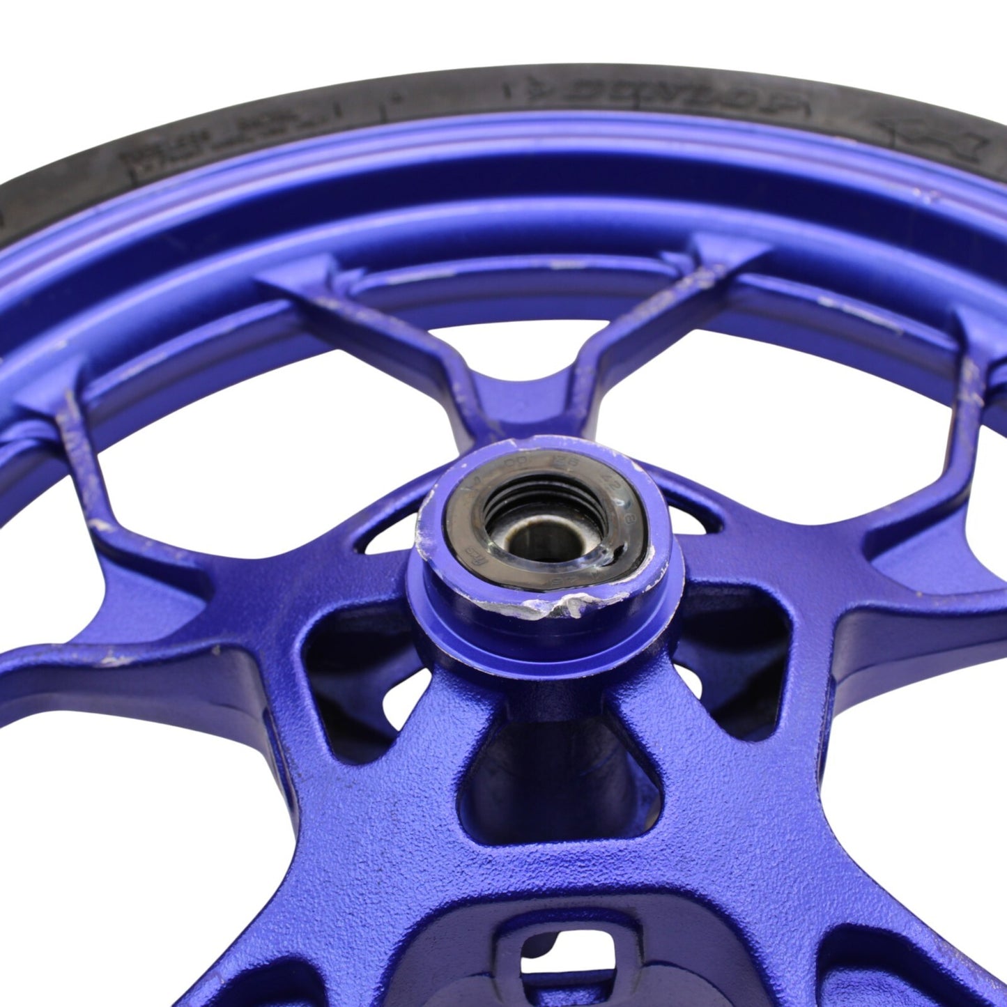 2020 - 2024 YAMAHA YZF R3 FRONT WHEEL RIM BLUE *SLIGHTLY BENT*