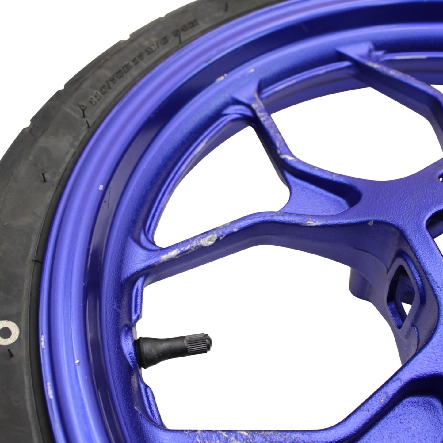 2020 - 2024 YAMAHA YZF R3 FRONT WHEEL RIM BLUE *SLIGHTLY BENT*