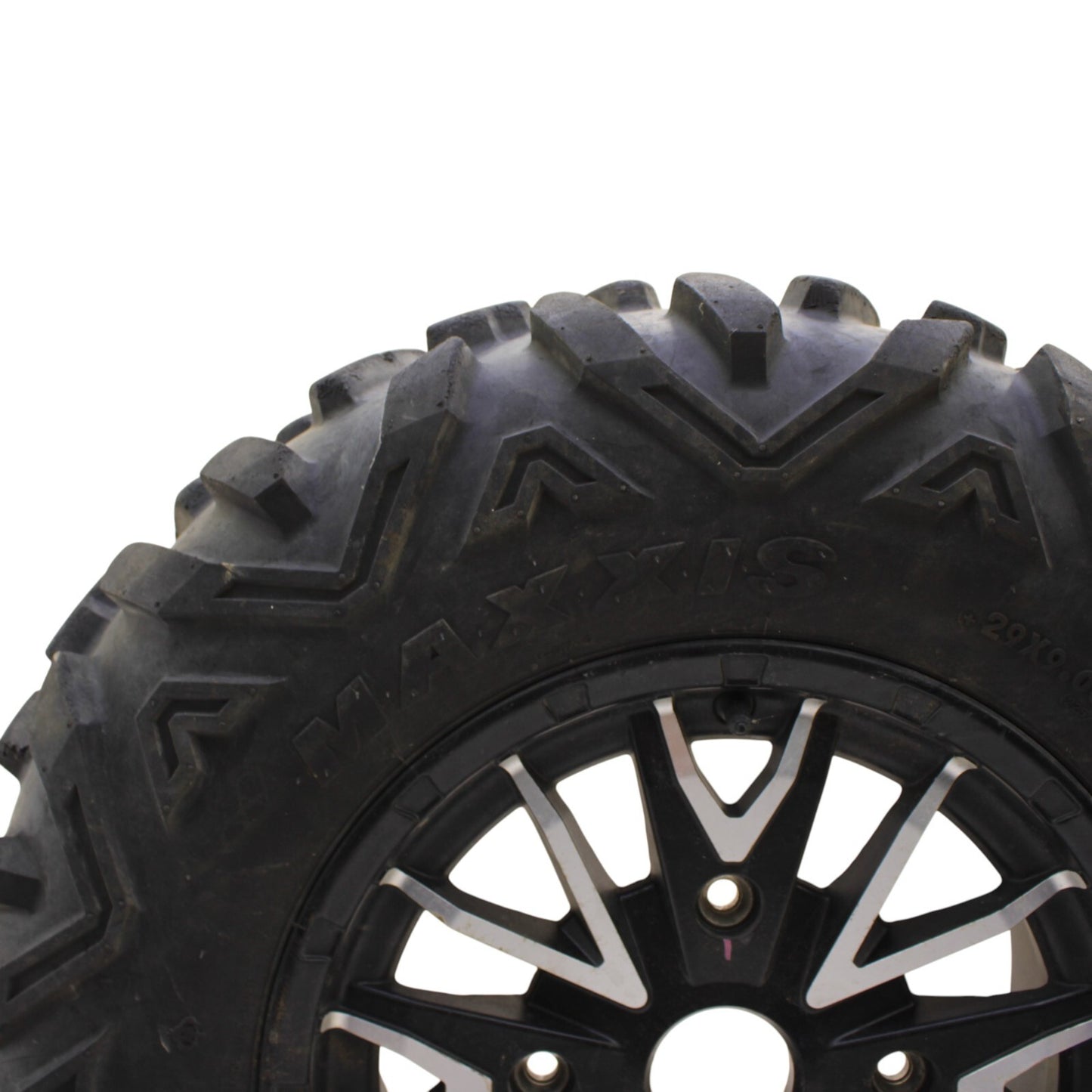 2016 - 2021 YAMAHA YXZ1000R FRONT WHEEL BLACK RIM MAXXIS TIRE