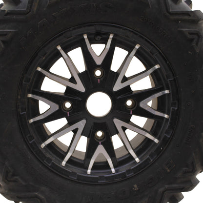 2016 - 2021 YAMAHA YXZ1000R FRONT WHEEL BLACK RIM MAXXIS TIRE