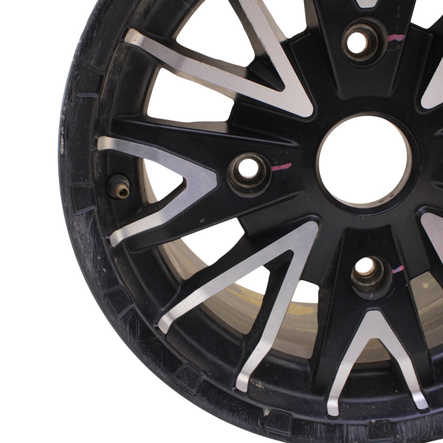 2016 - 2021 YAMAHA YXZ1000R REAR RIM BLACK WHEEL *BENT / DAMAGE*