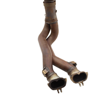 2018 - 2024 DUCATI PANIGALE V4 V4S HEADERS EXHAUST FRONT & REAR MANIFOLD SILVER