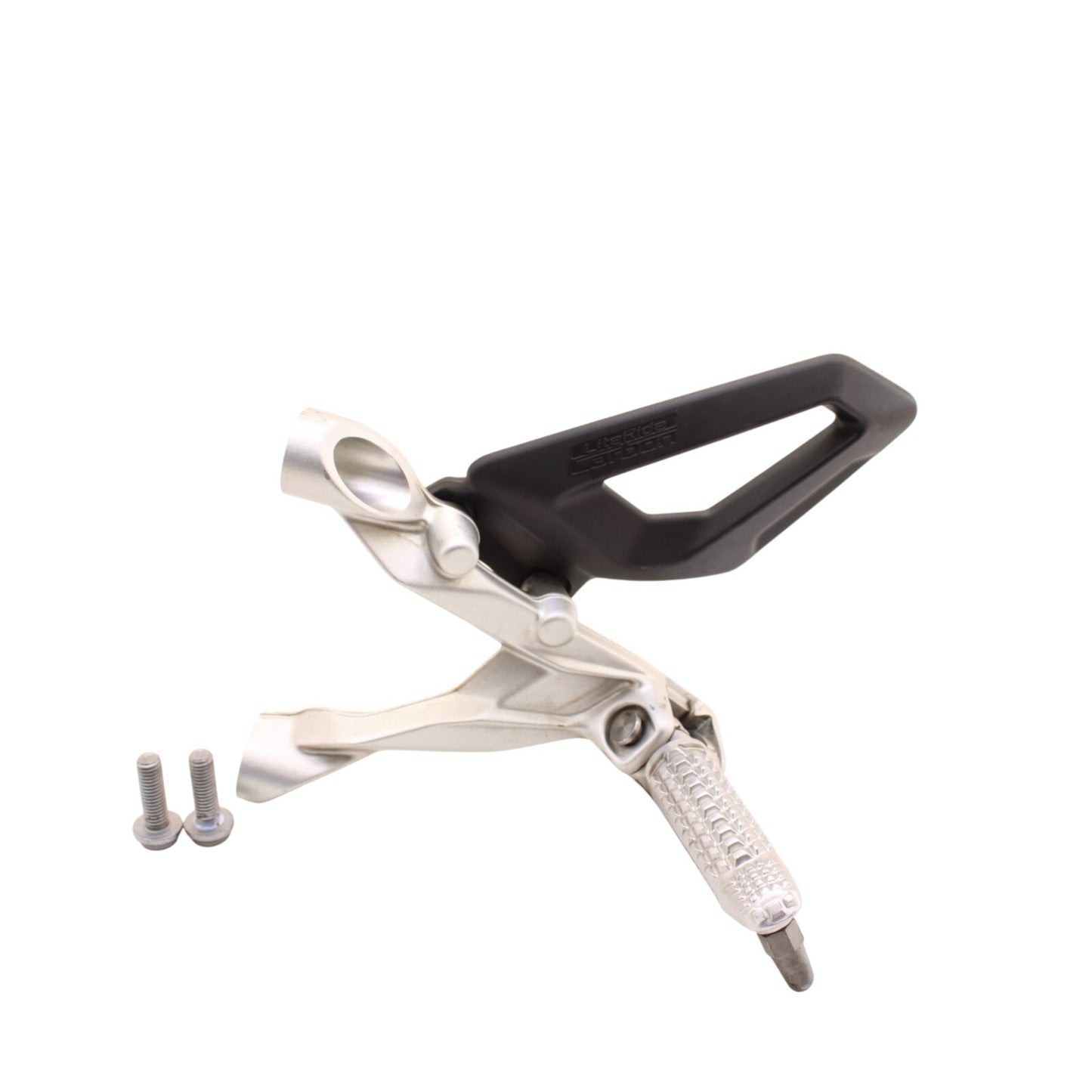 2020 - 2024 BMW S1000RR LEFT REARSET FOOT PEG BRACKET BOLTS SILVER HEEL GUARD