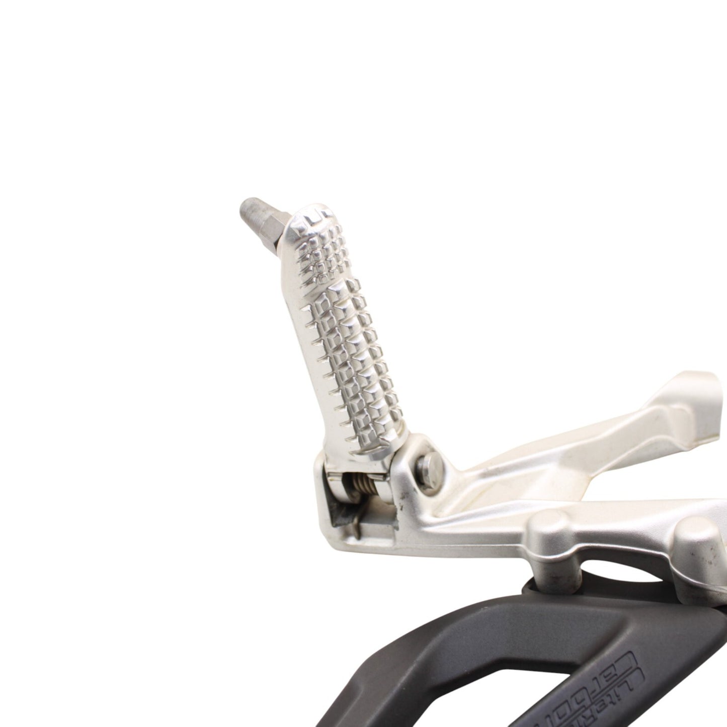 2020 - 2024 BMW S1000RR LEFT REARSET FOOT PEG BRACKET BOLTS SILVER HEEL GUARD