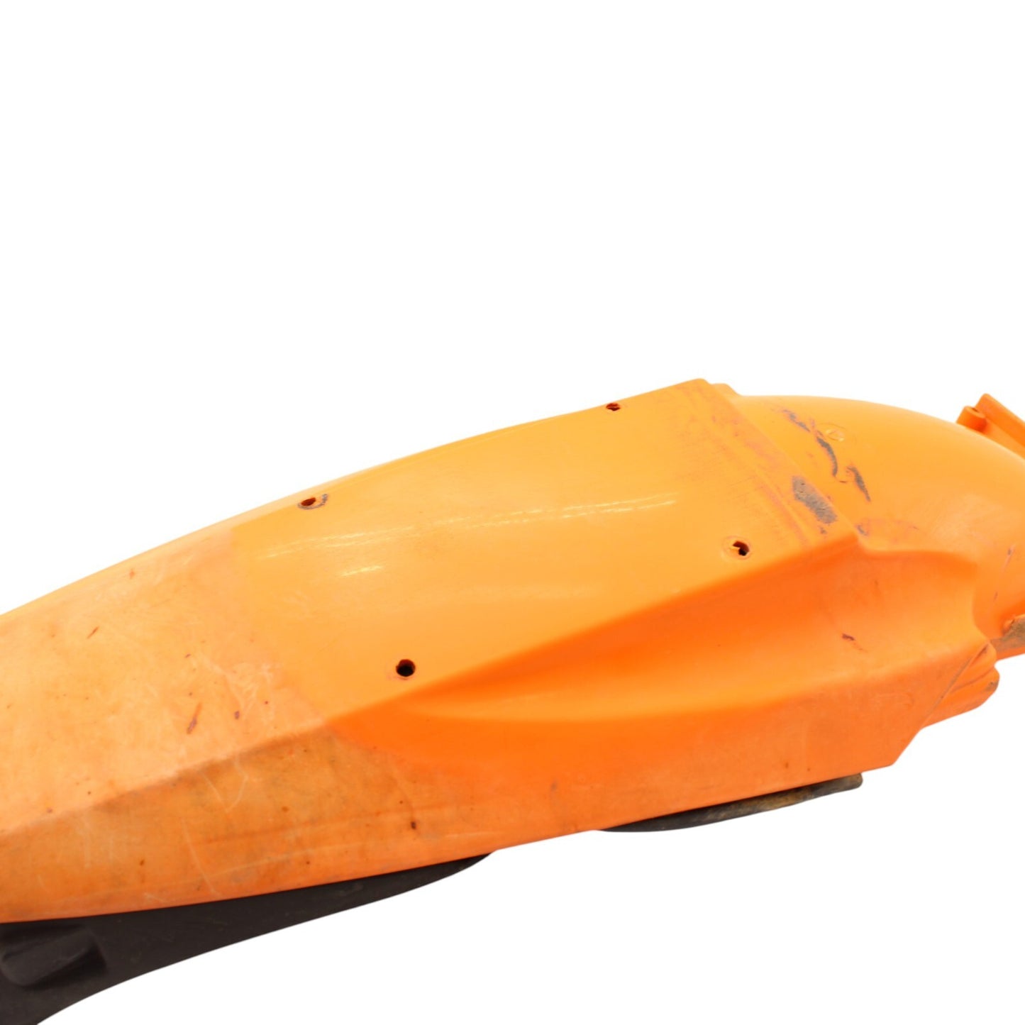 2000 - 2003 KTM 520 EXC REAR FENDER w/Light Rear ORANGE PLASTIC STOCK