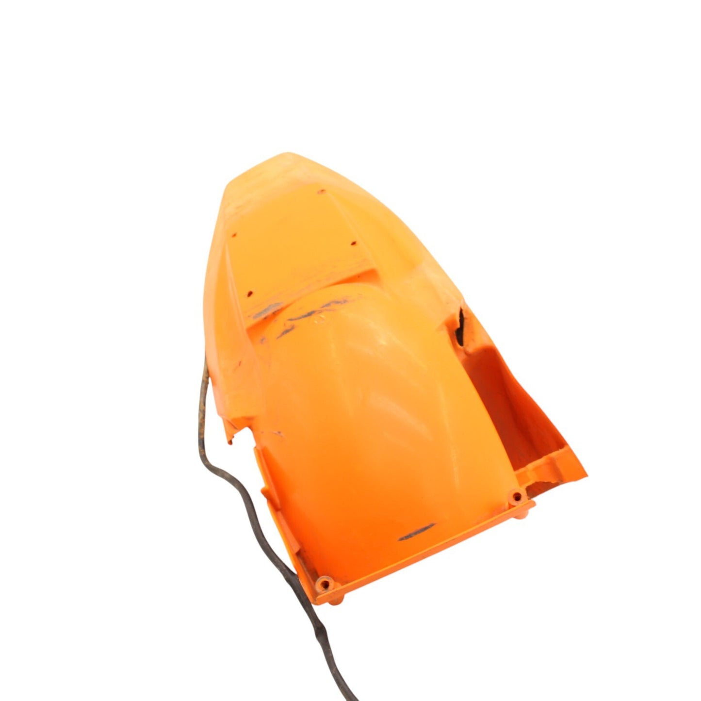 2000 - 2003 KTM 520 EXC REAR FENDER w/Light Rear ORANGE PLASTIC STOCK