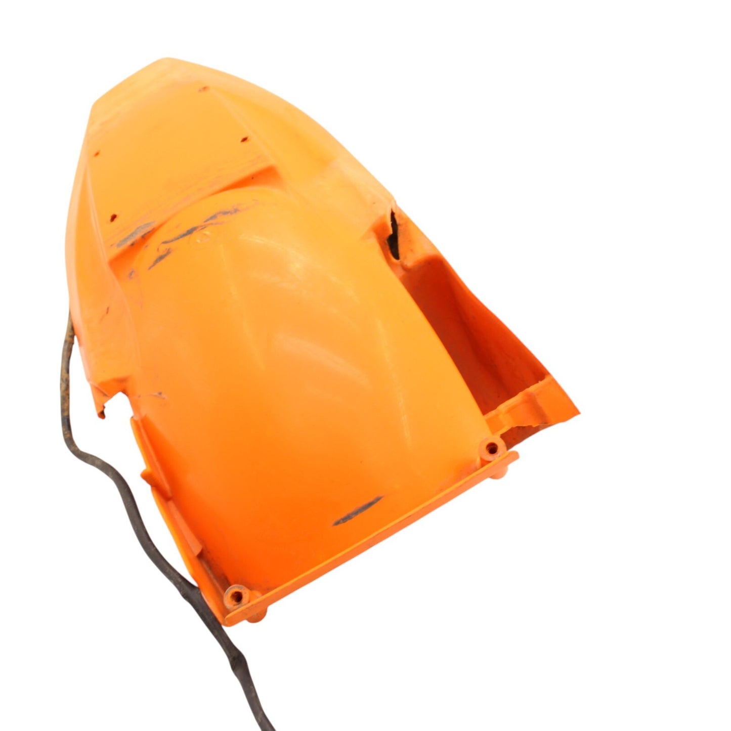 2000 - 2003 KTM 520 EXC REAR FENDER w/Light Rear ORANGE PLASTIC STOCK