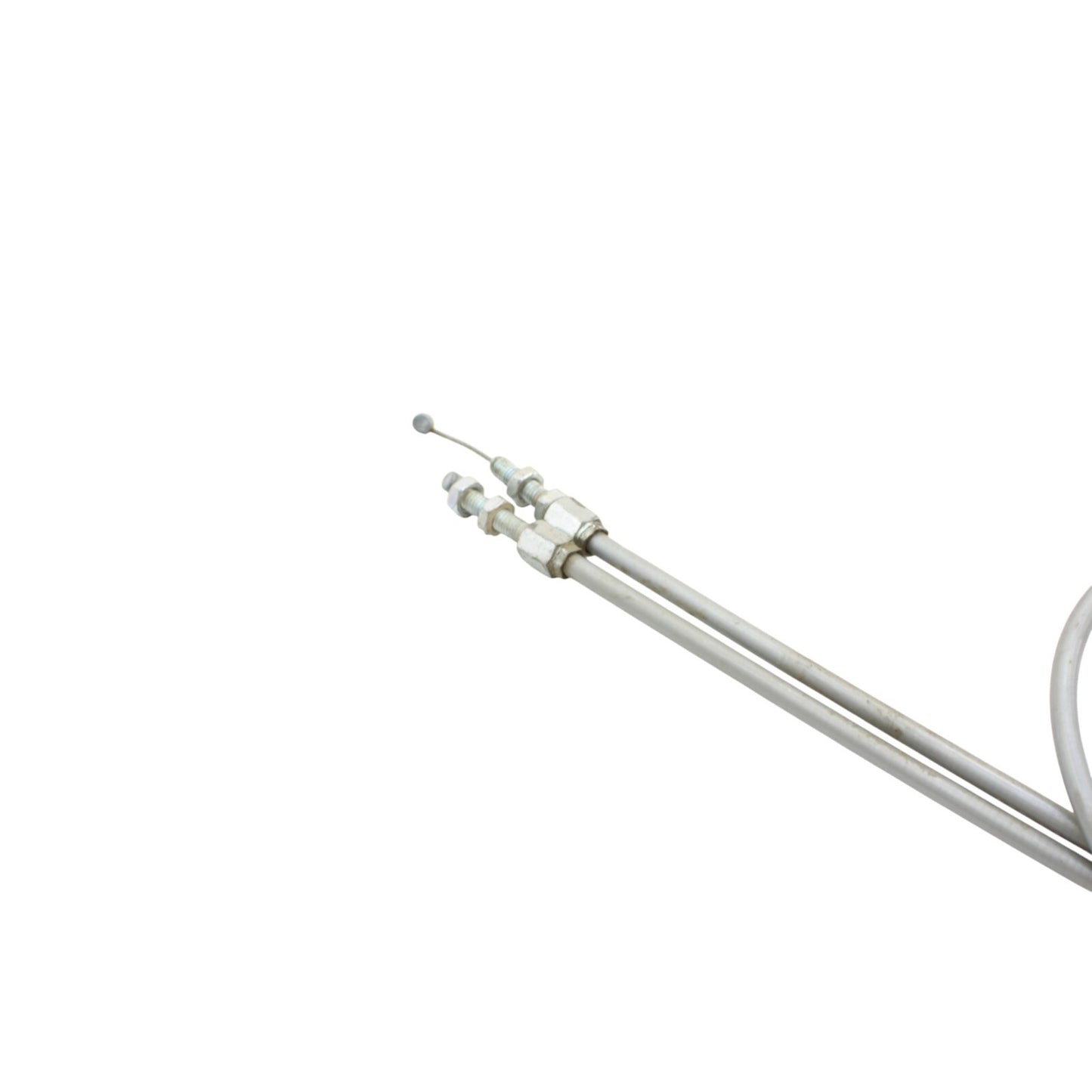 Ktm 520 400 250 exc 2005 05 THROTTLE CABLES HOUSING STOCK SILVER