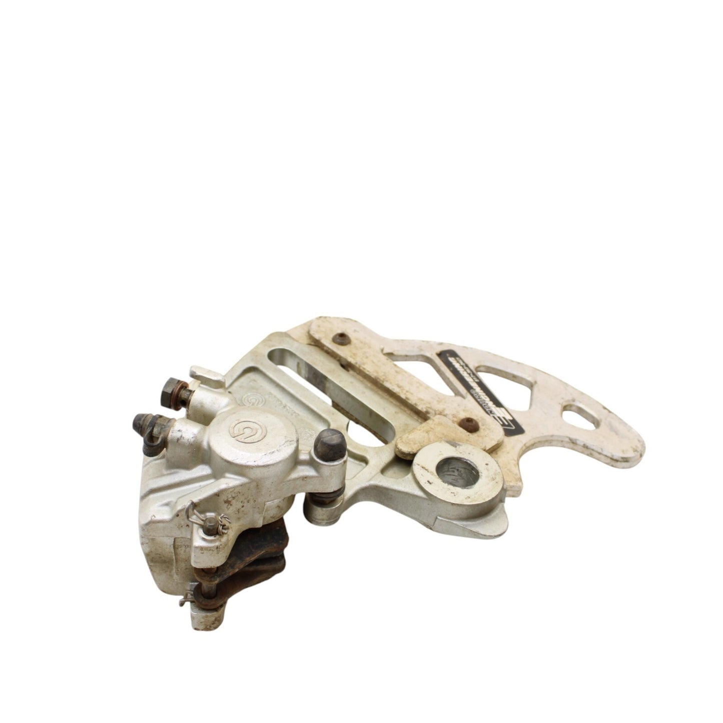 2000 - 2003 KTM 520 EXC BREMBO REAR BRAKE CALIPER MOUNT SILVER STOCK