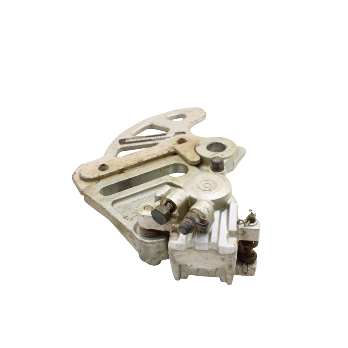 2000 - 2003 KTM 520 EXC BREMBO REAR BRAKE CALIPER MOUNT SILVER STOCK