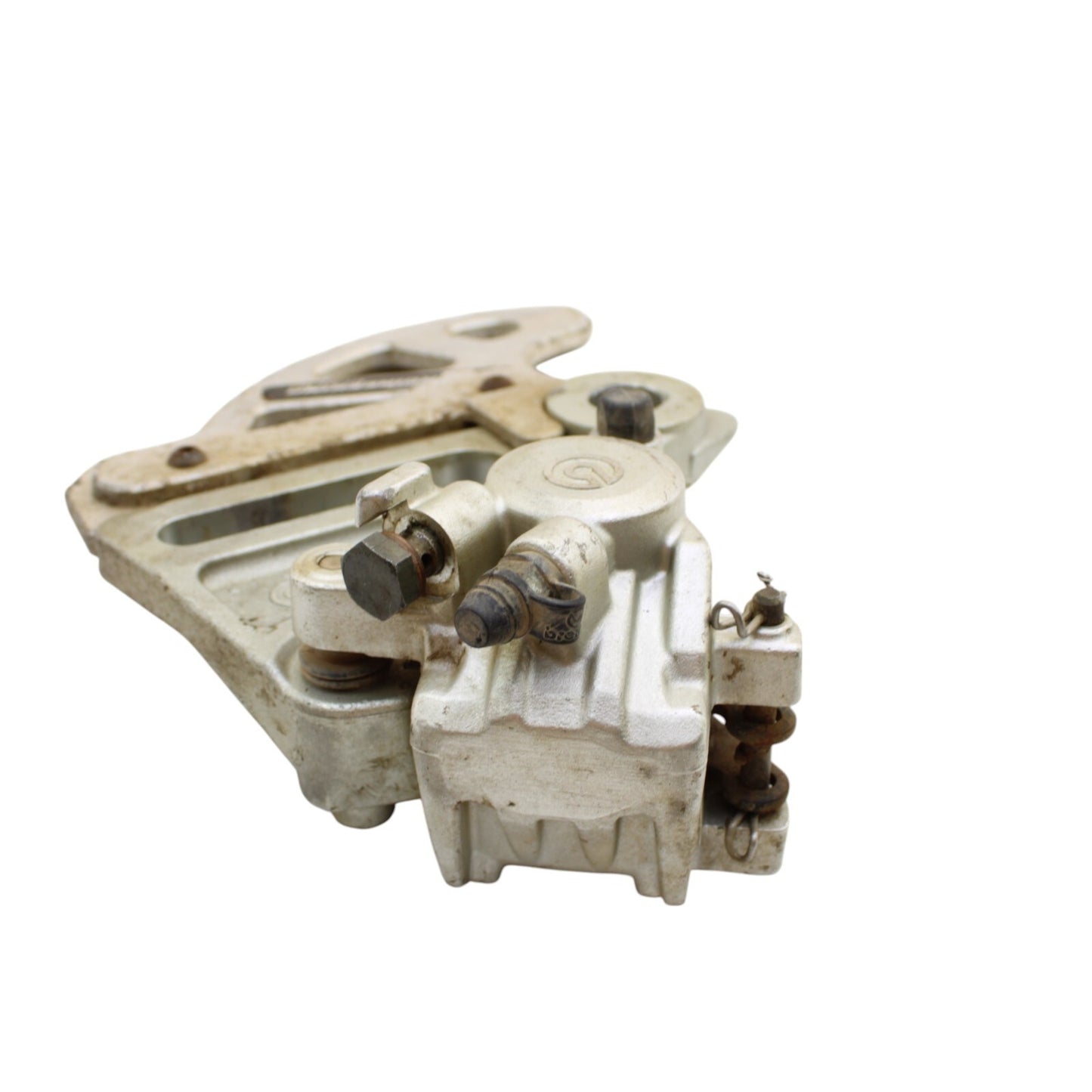 2000 - 2003 KTM 520 EXC BREMBO REAR BRAKE CALIPER MOUNT SILVER STOCK