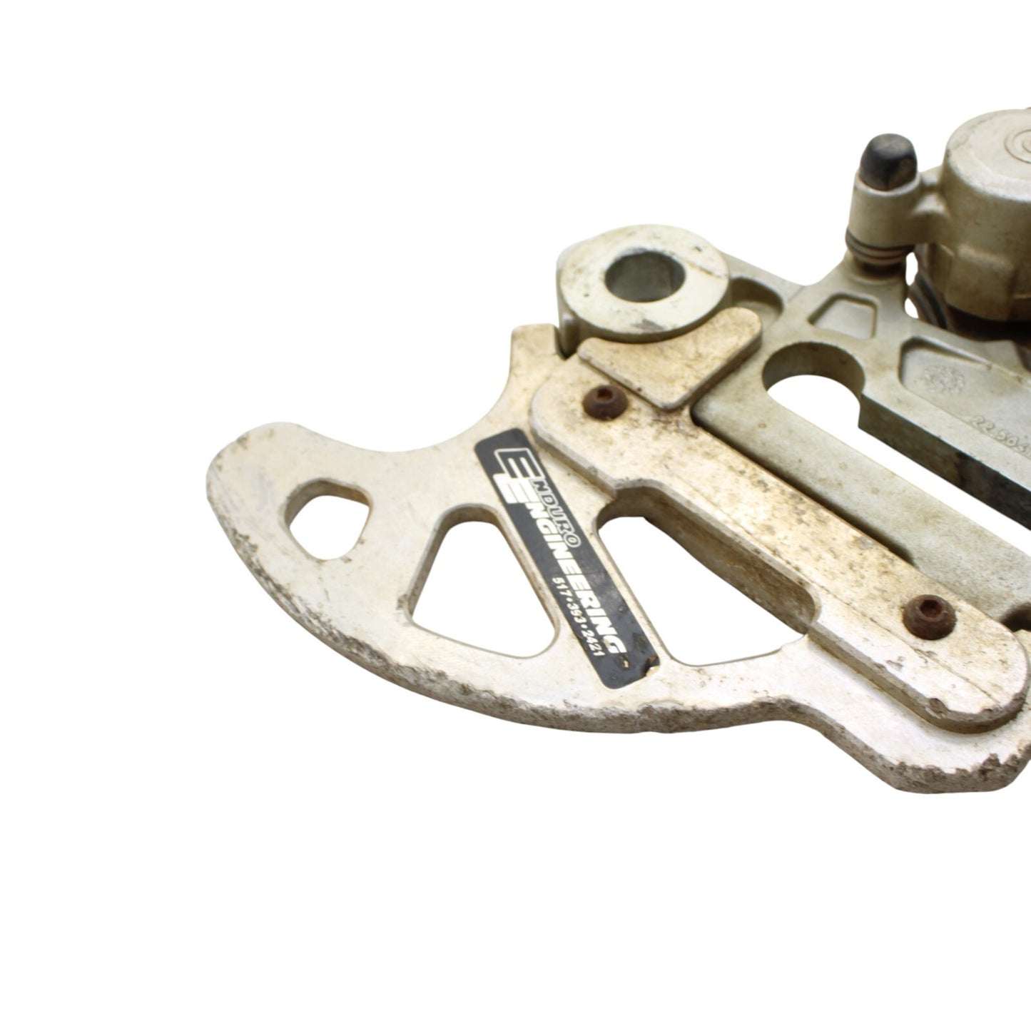 2000 - 2003 KTM 520 EXC BREMBO REAR BRAKE CALIPER MOUNT SILVER STOCK