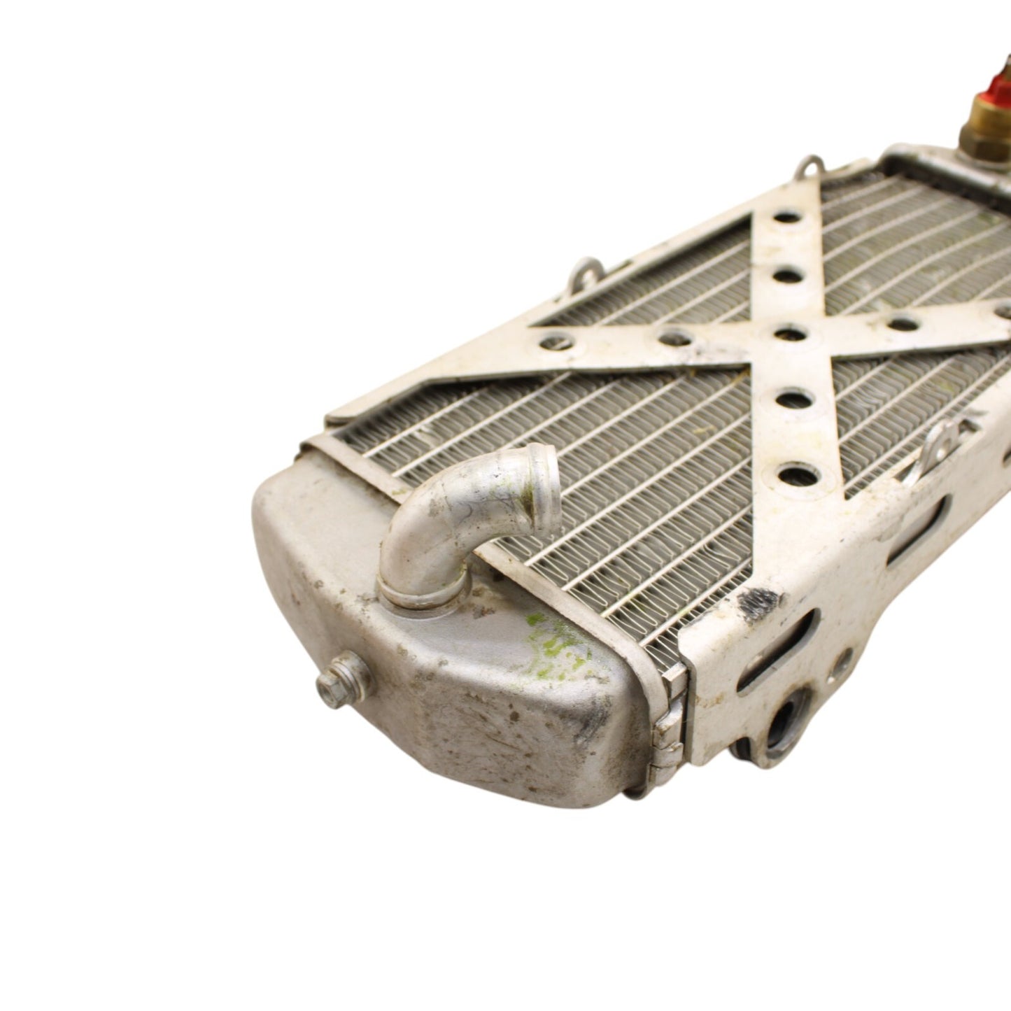 2000 - 2003 KTM 520 EXC RADIATOR SET COOLING FINS LEFT RIGHT SILVER