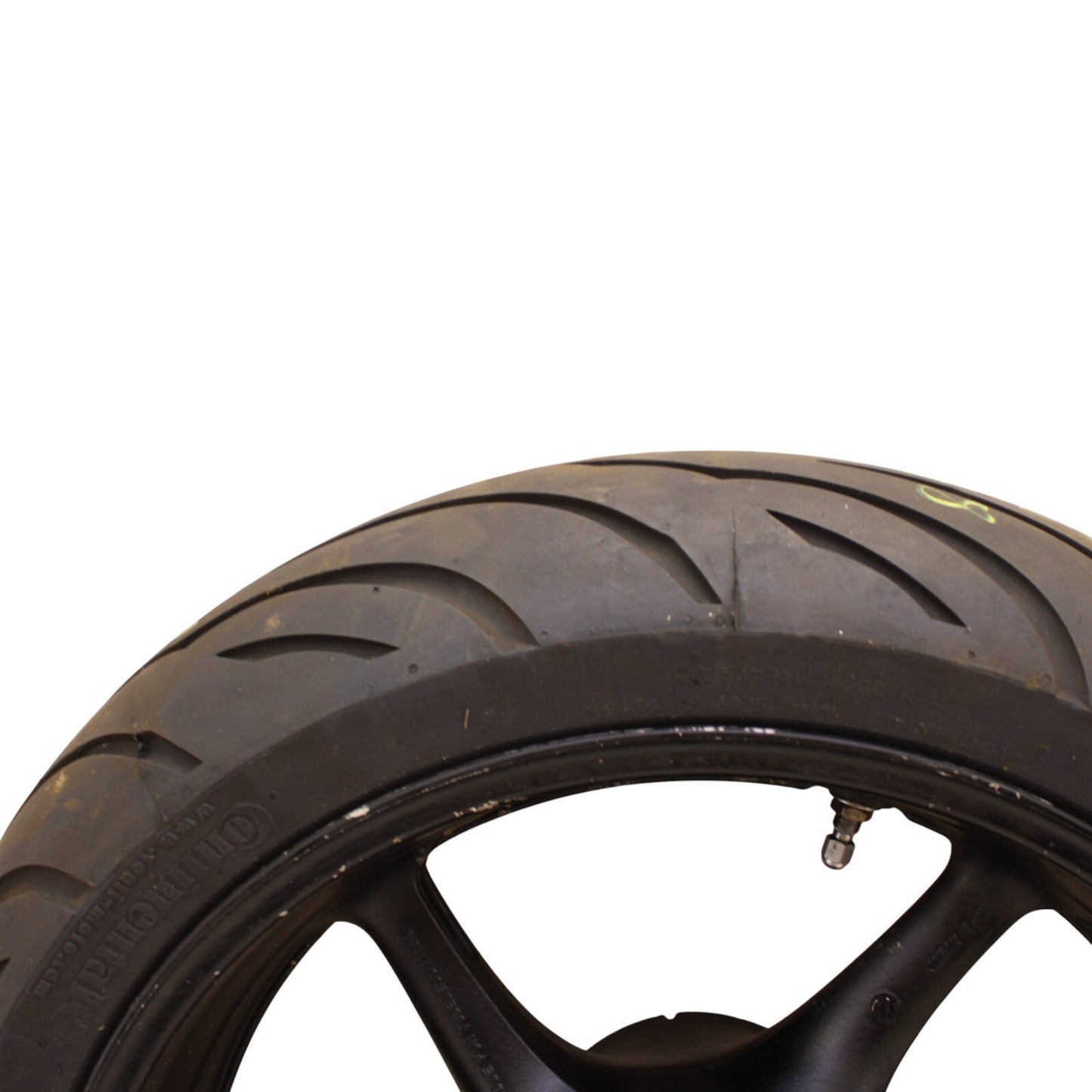 2006 2007 YAMAHA YZF R6 REAR WHEEL BACK RIM BLACK STRAIGHT