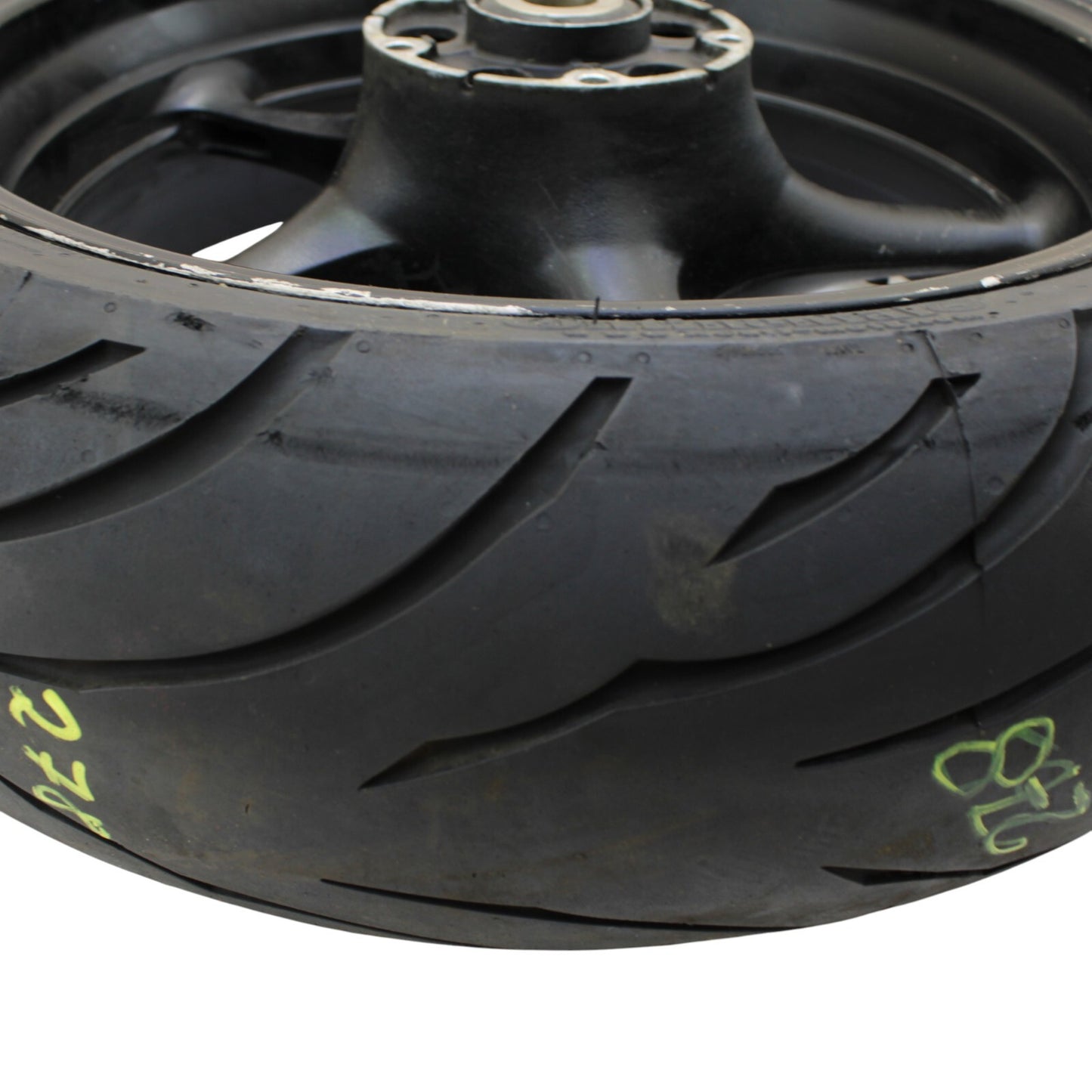 2006 2007 YAMAHA YZF R6 REAR WHEEL BACK RIM BLACK STRAIGHT