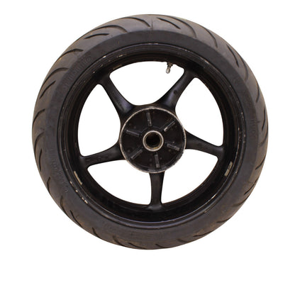 2006 2007 YAMAHA YZF R6 REAR WHEEL BACK RIM BLACK STRAIGHT