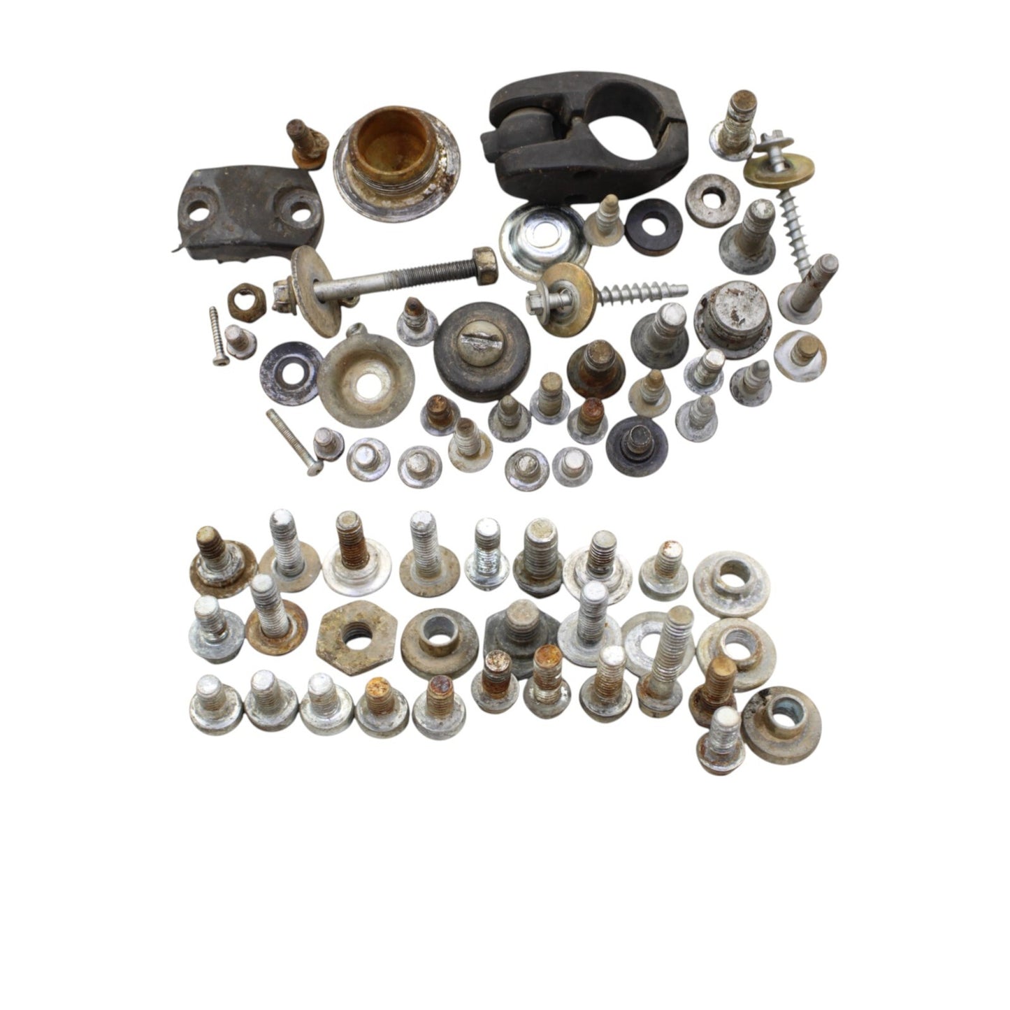 2000 - 2003 KTM 520 EXC BOLTS SET HARDWARE STOCK SILVER