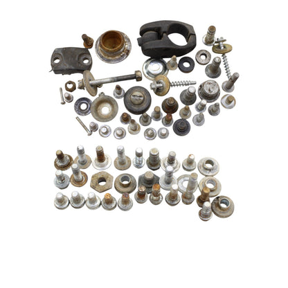 2000 - 2003 KTM 520 EXC BOLTS SET HARDWARE STOCK SILVER