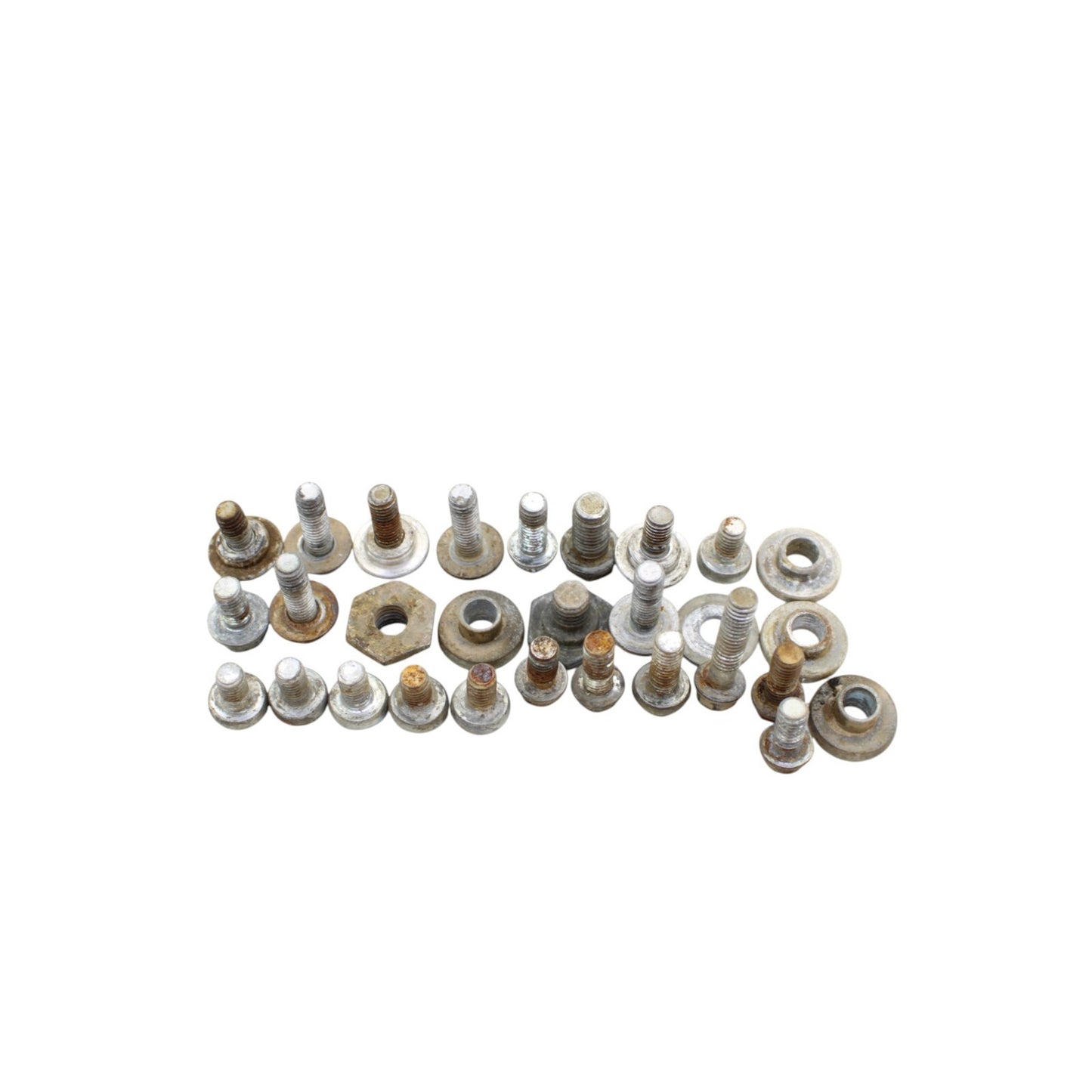 2000 - 2003 KTM 520 EXC BOLTS SET HARDWARE STOCK SILVER