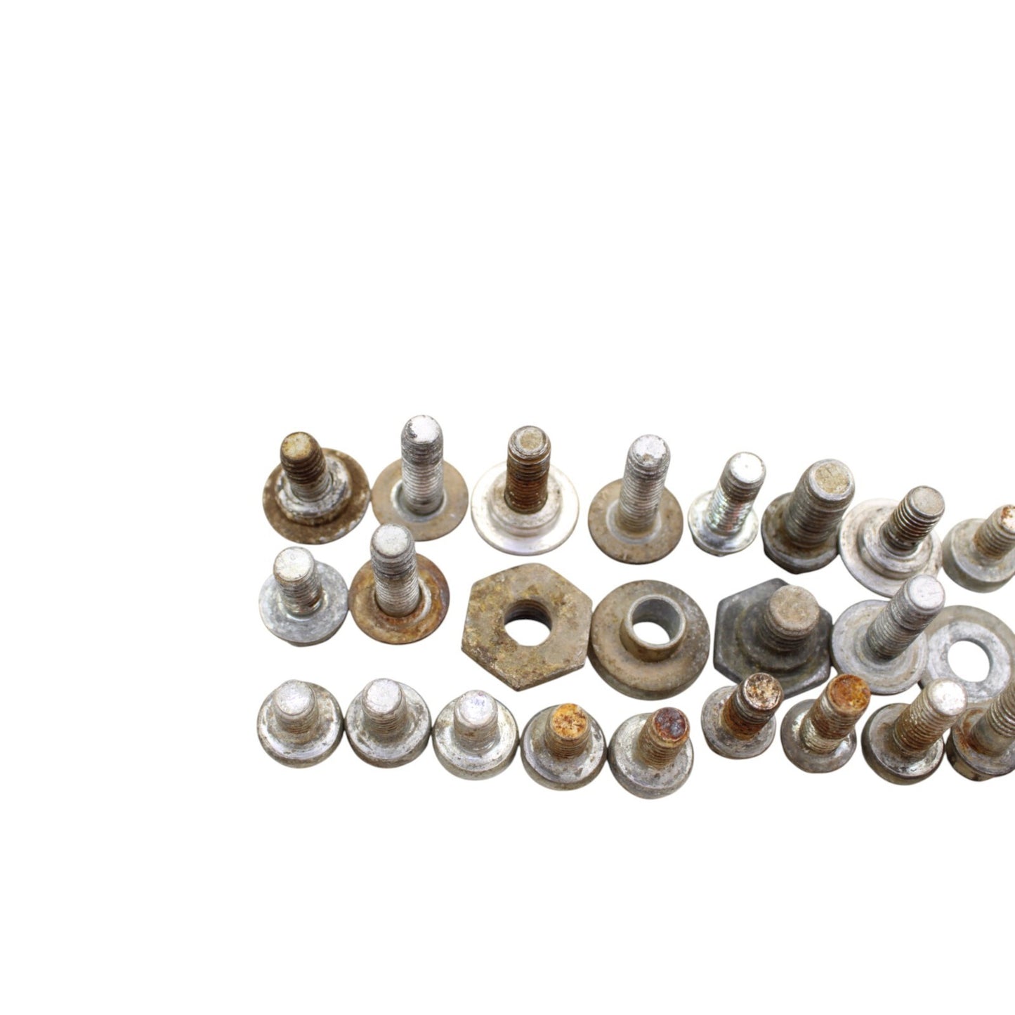 2000 - 2003 KTM 520 EXC BOLTS SET HARDWARE STOCK SILVER