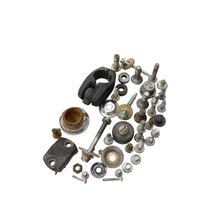 2000 - 2003 KTM 520 EXC BOLTS SET HARDWARE STOCK SILVER
