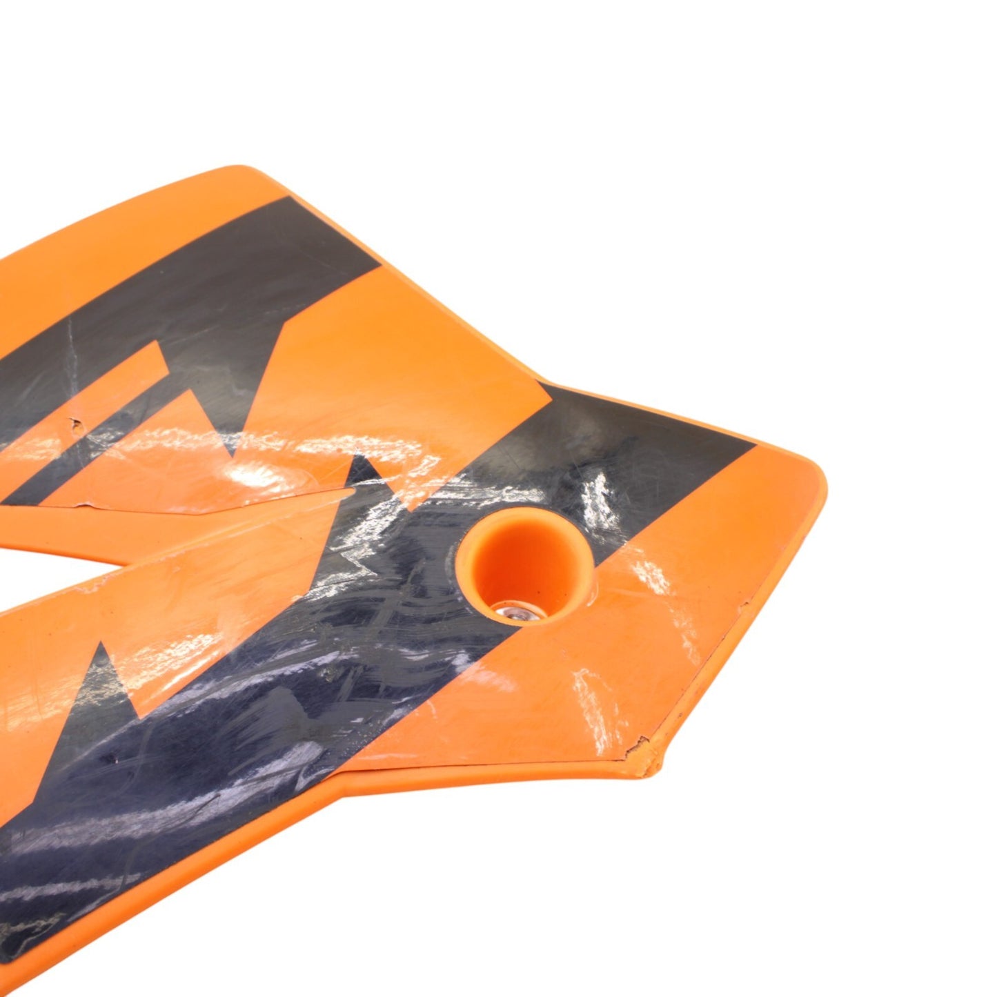 2000 - 2003 KTM 520 EXC RIGHT GAS TANK FAIRING ORANGE SIDE COVER STOCK