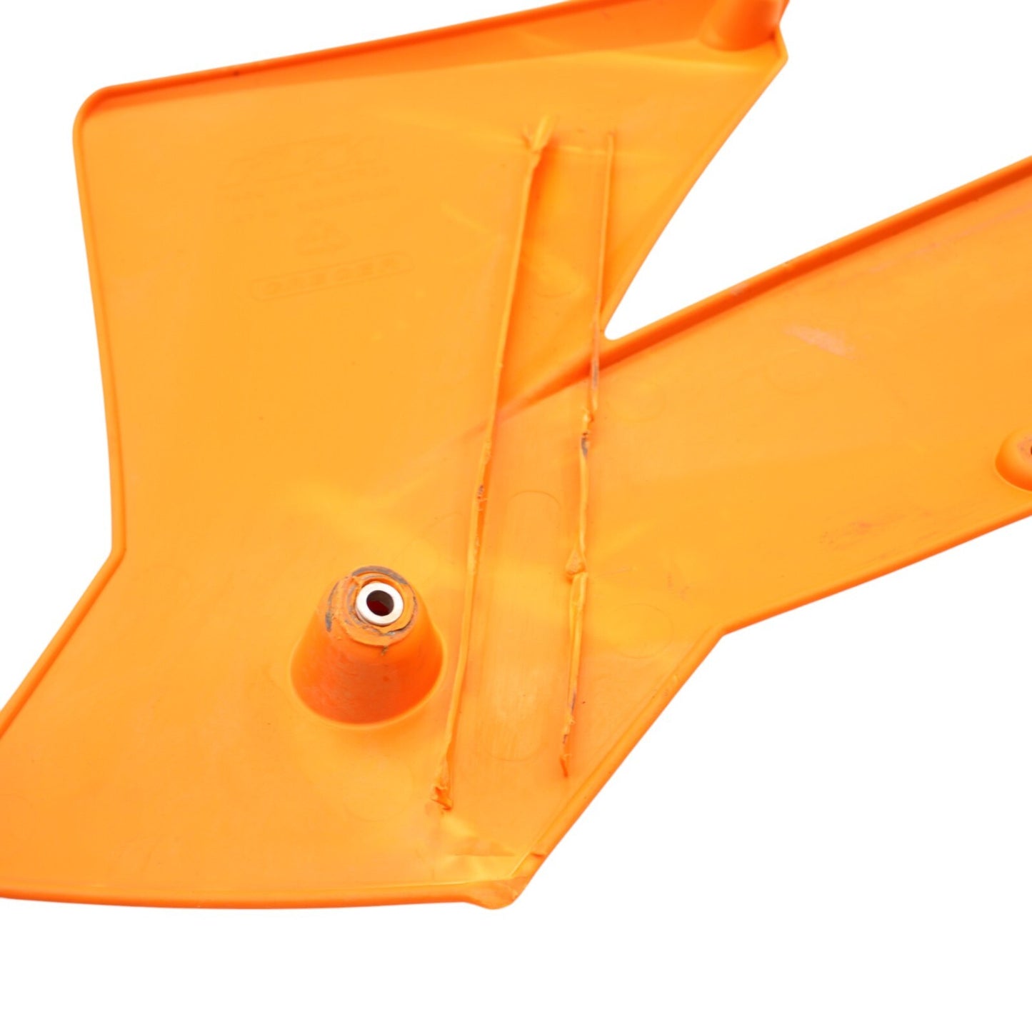 2000 - 2003 KTM 520 EXC RIGHT GAS TANK FAIRING ORANGE SIDE COVER STOCK
