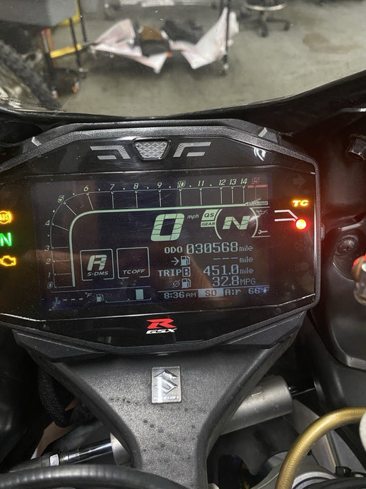 2017 - 2024 SUZUKI GSXR1000 R SPEEDOMETER GUAGE CLUSTER Speedo Tach ABS MILE