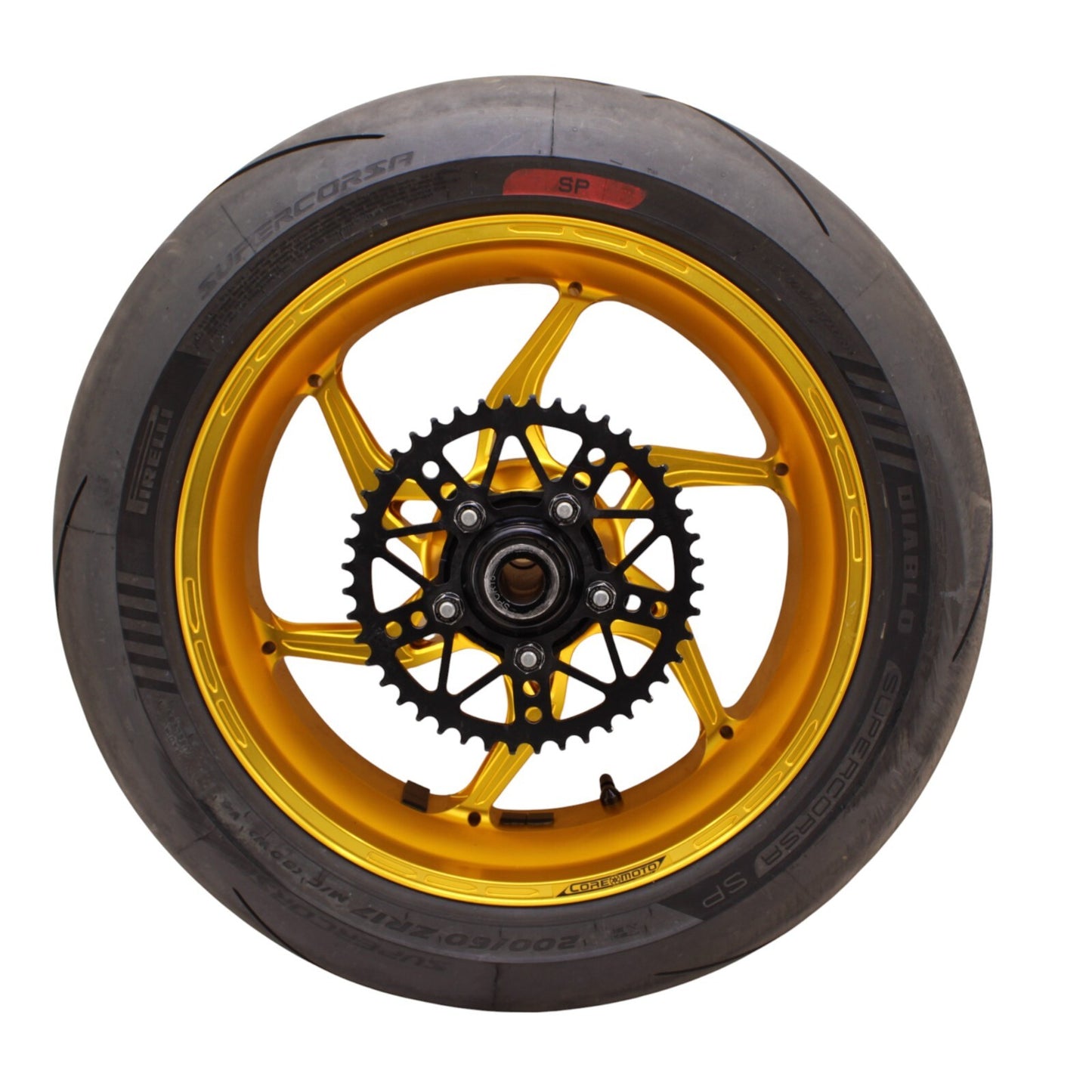 2017 - 2024 SUZUKI GSXR 1000 R Core Moto WHEEL SET FRONT REAR RIMS HUB GOLD