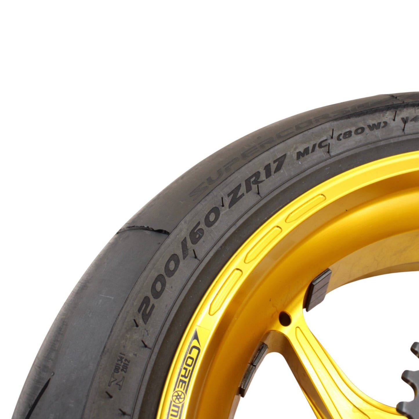 2017 - 2024 SUZUKI GSXR 1000 R Core Moto WHEEL SET FRONT REAR RIMS HUB GOLD