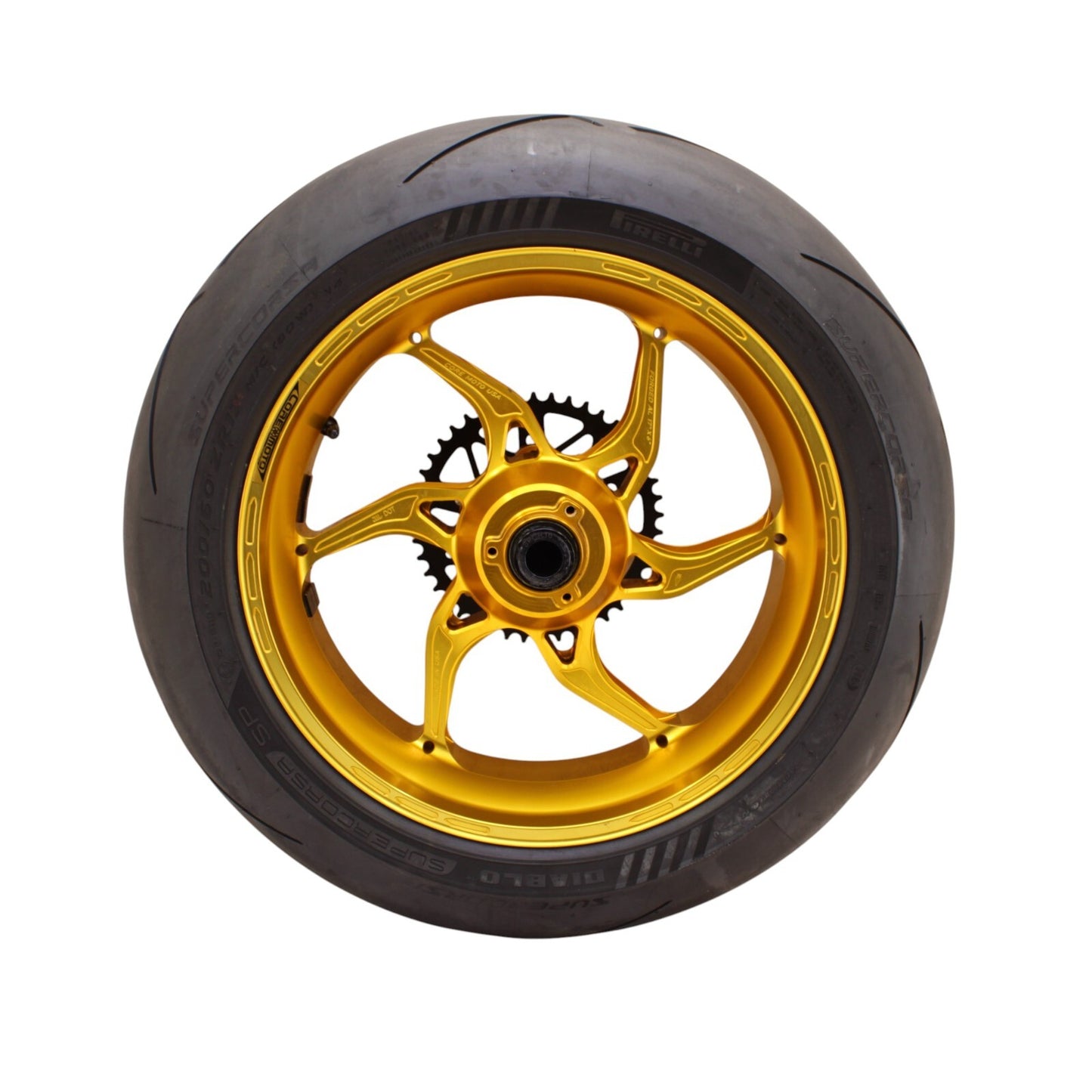 2017 - 2024 SUZUKI GSXR 1000 R Core Moto WHEEL SET FRONT REAR RIMS HUB GOLD