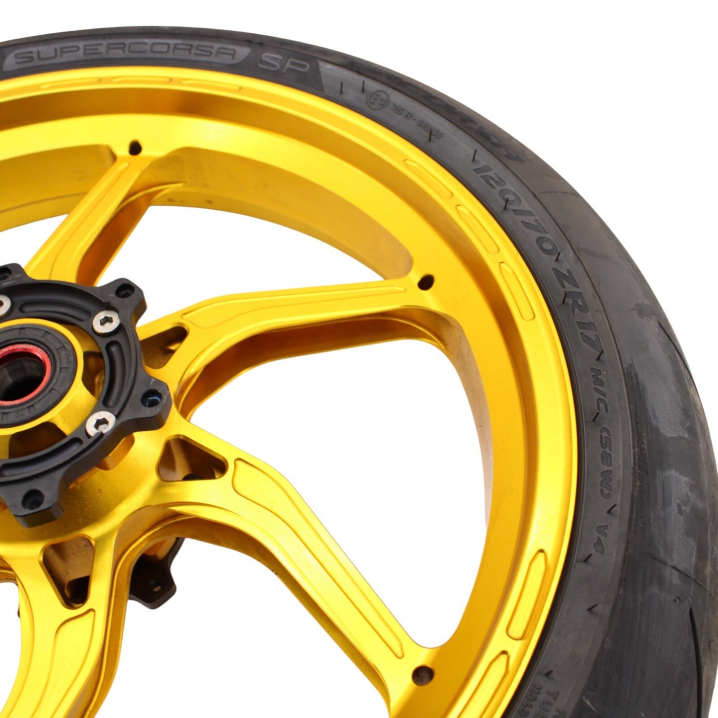 2017 - 2024 SUZUKI GSXR 1000 R Core Moto WHEEL SET FRONT REAR RIMS HUB GOLD