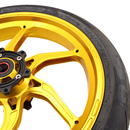 2017 - 2024 SUZUKI GSXR 1000 R Core Moto WHEEL SET FRONT REAR RIMS HUB GOLD