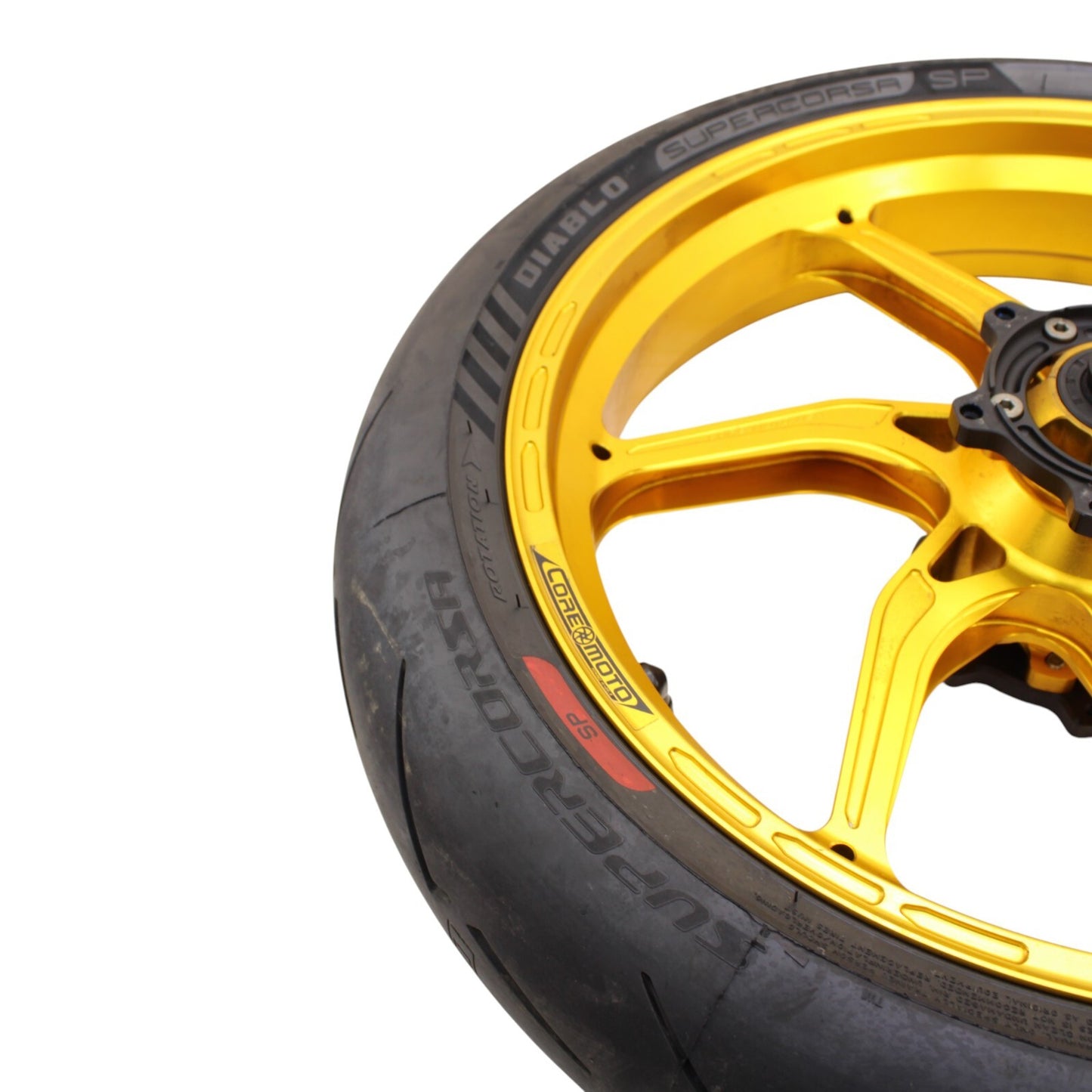 2017 - 2024 SUZUKI GSXR 1000 R Core Moto WHEEL SET FRONT REAR RIMS HUB GOLD