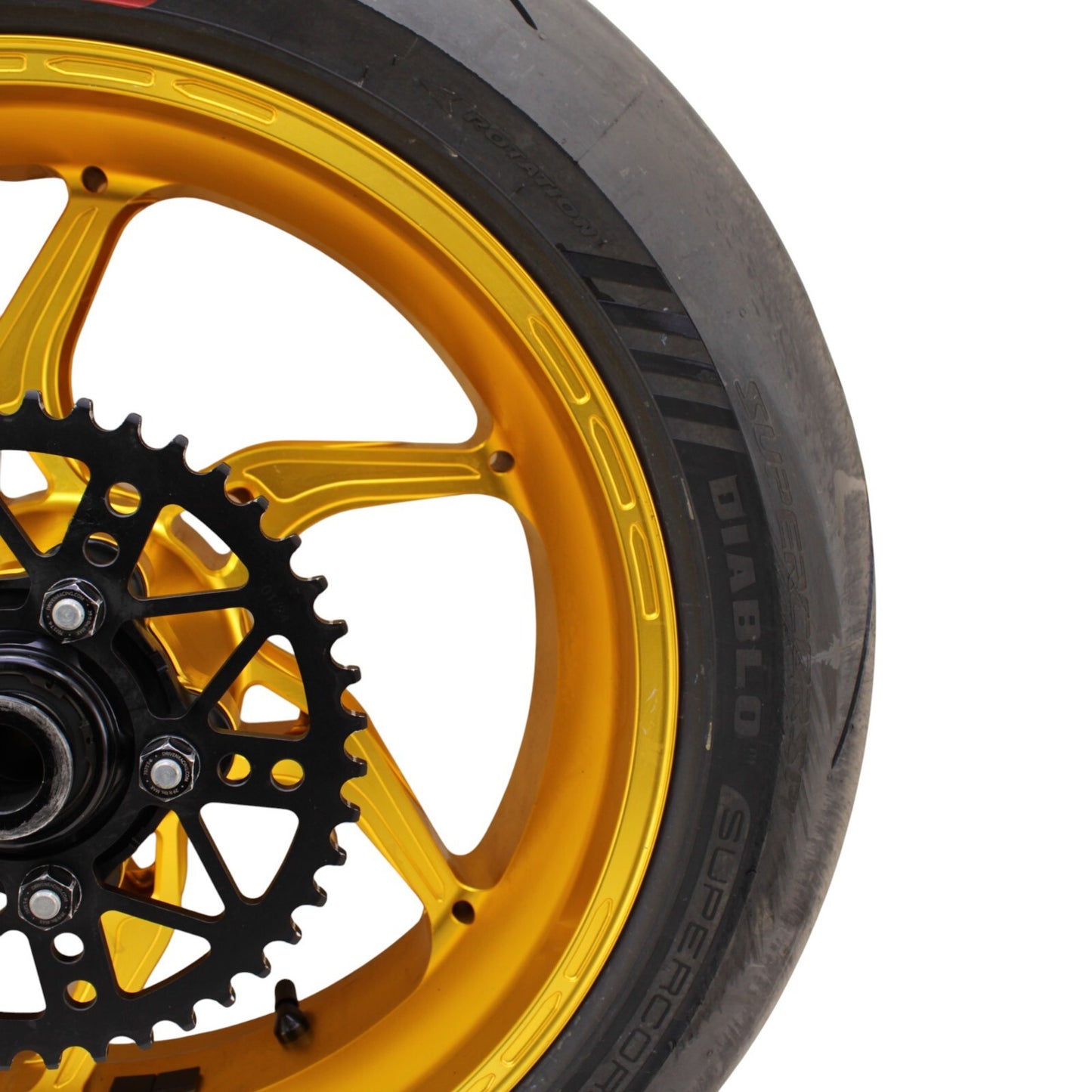 2017 - 2024 SUZUKI GSXR 1000 R Core Moto WHEEL SET FRONT REAR RIMS HUB GOLD