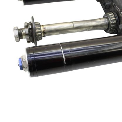 2007 - 2012 HONDA CBR600RR FORKS TRIPLE TREE AXLE FRONT SUPENSION BLACK STOCK