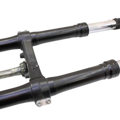 2007 - 2012 HONDA CBR600RR FORKS TRIPLE TREE AXLE FRONT SUPENSION BLACK STOCK