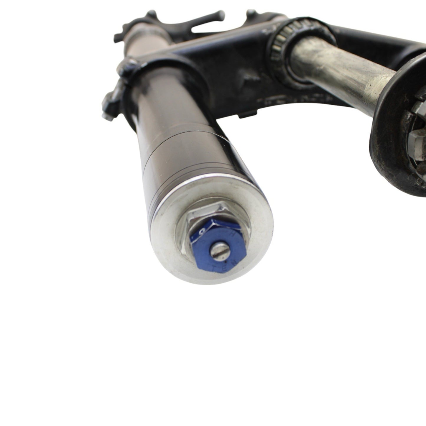 2007 - 2012 HONDA CBR600RR FORKS TRIPLE TREE AXLE FRONT SUPENSION BLACK STOCK