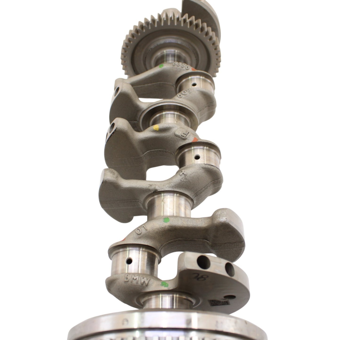 2020 - 2022 BMW S1000RR CRANKSHAFT FLYWHEEL SILVER STRAIGHT COMPLETE *NO DAMAGE*