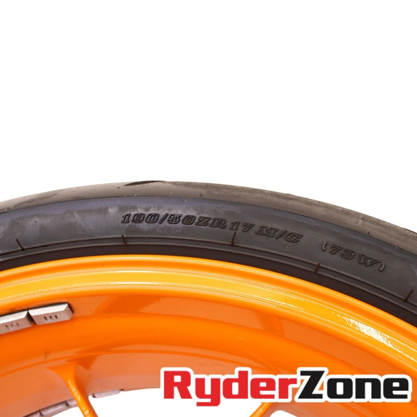 2012 - 2016 HONDA CBR1000RR REAR WHEEL RIM ORANGE TIRE REPSOL ROTOR STRAIGHT