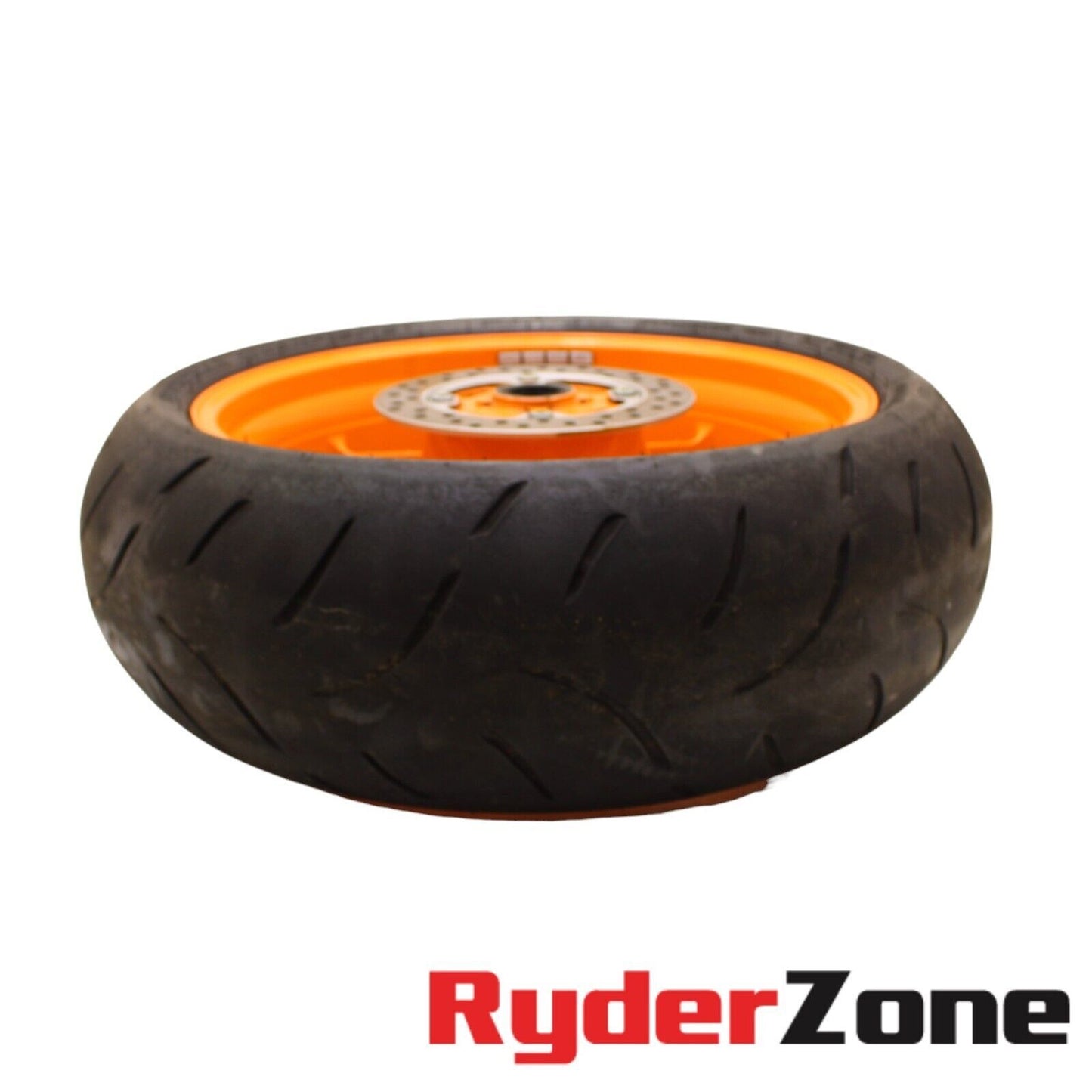2012 - 2016 HONDA CBR1000RR REAR WHEEL RIM ORANGE TIRE REPSOL ROTOR STRAIGHT