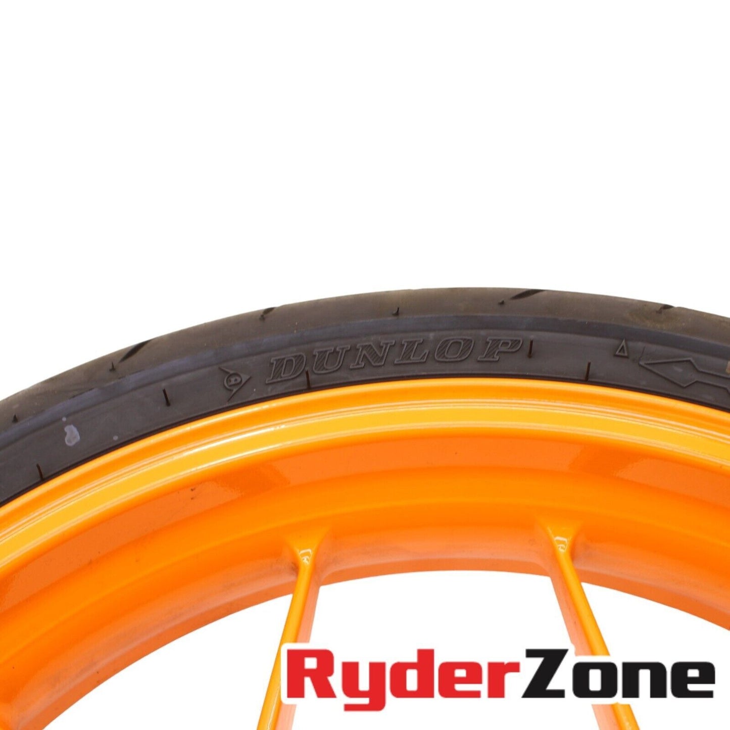 2012 - 2016 HONDA CBR1000RR FRONT WHEEL REPSOL RIM ORANGE TIRE STRAIGHT