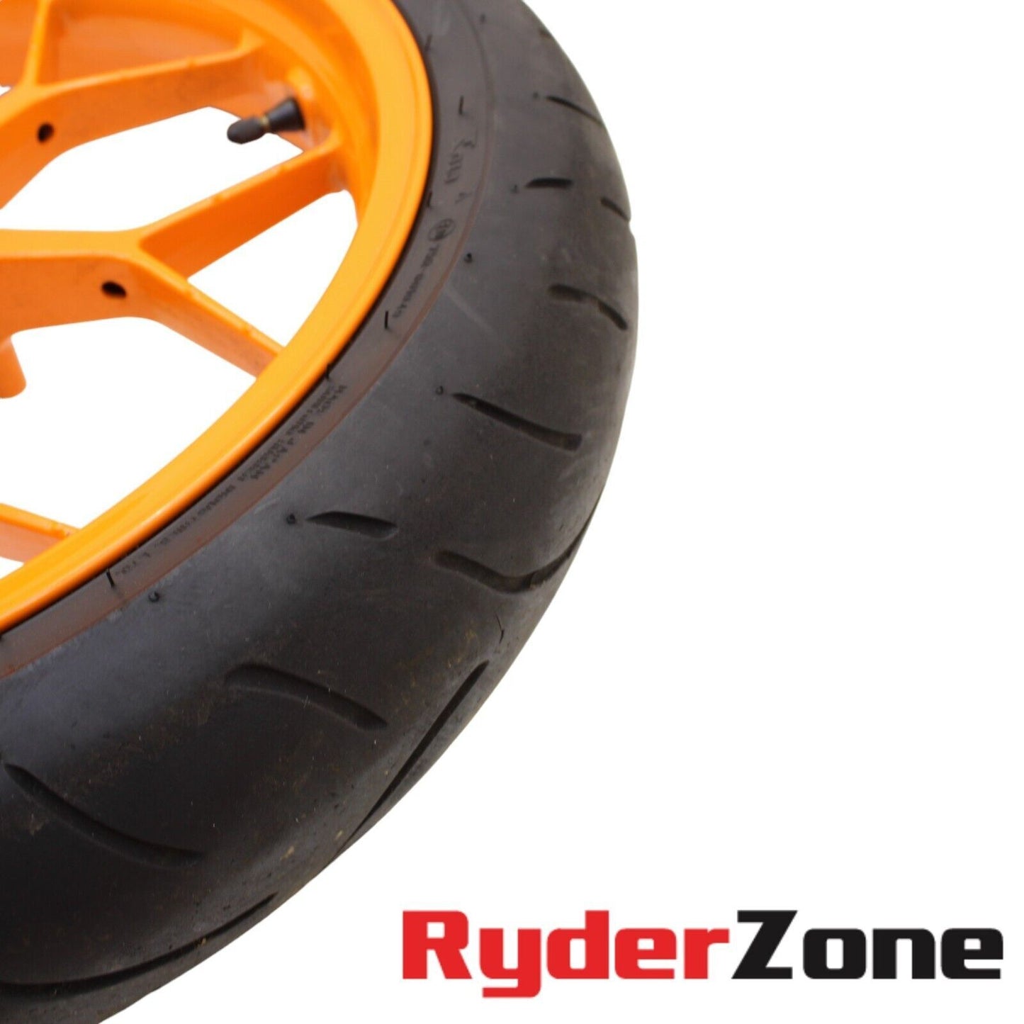 2012 - 2016 HONDA CBR1000RR FRONT WHEEL REPSOL RIM ORANGE TIRE STRAIGHT