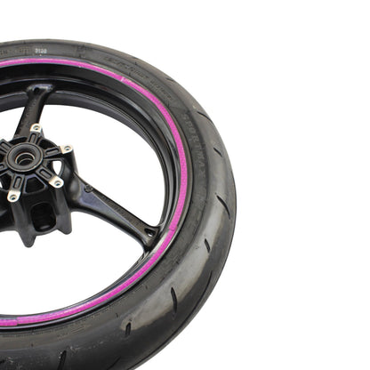 2011 - 2024 SUZUKI GSXR600 GSXR750 FRONT WHEEL BLACK RIM DUNLOP TIRE