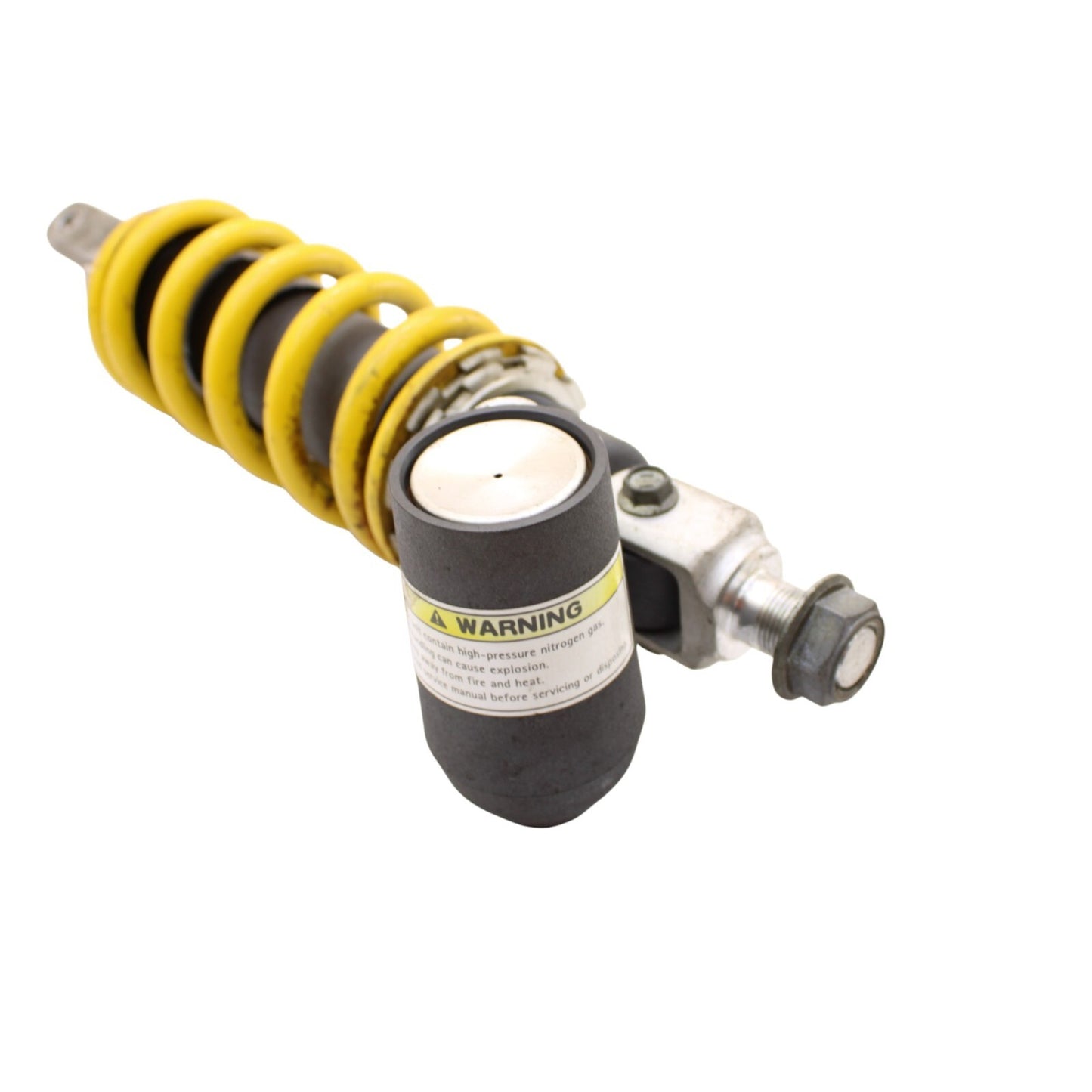 2003 2004 SUZUKI GSXR1000 REAR SHOCK ABSORBER SUSPENSION YELLOW SPRING STOCK